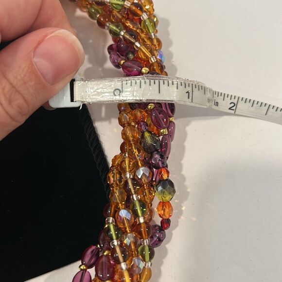 NWT Joan Rivers Czech Glass Bead Necklaces Gold
Tone Clasp Signed Vintage - Picture 12 of 12